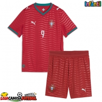 Camisa de Futebol Portugal Goncalo Ramos #9 Equipamento Principal Infantil Mundo 2026 Manga Curta (+ Calças curtas)